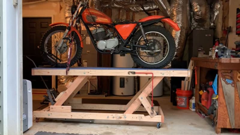 How To Build a Home Made DIY Motorcycle Lift