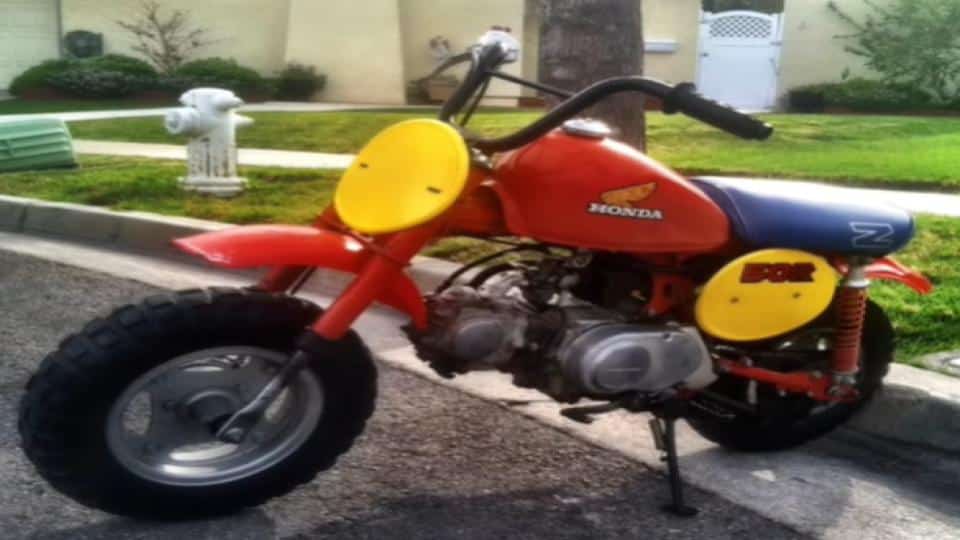 1984 honda pit bike red