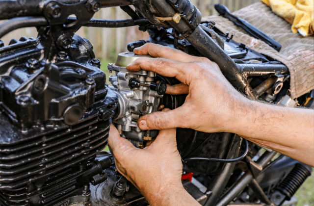 Removing the engine air filter